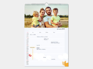 Fotokalender selbst gestalten Ideen für Terminplaner