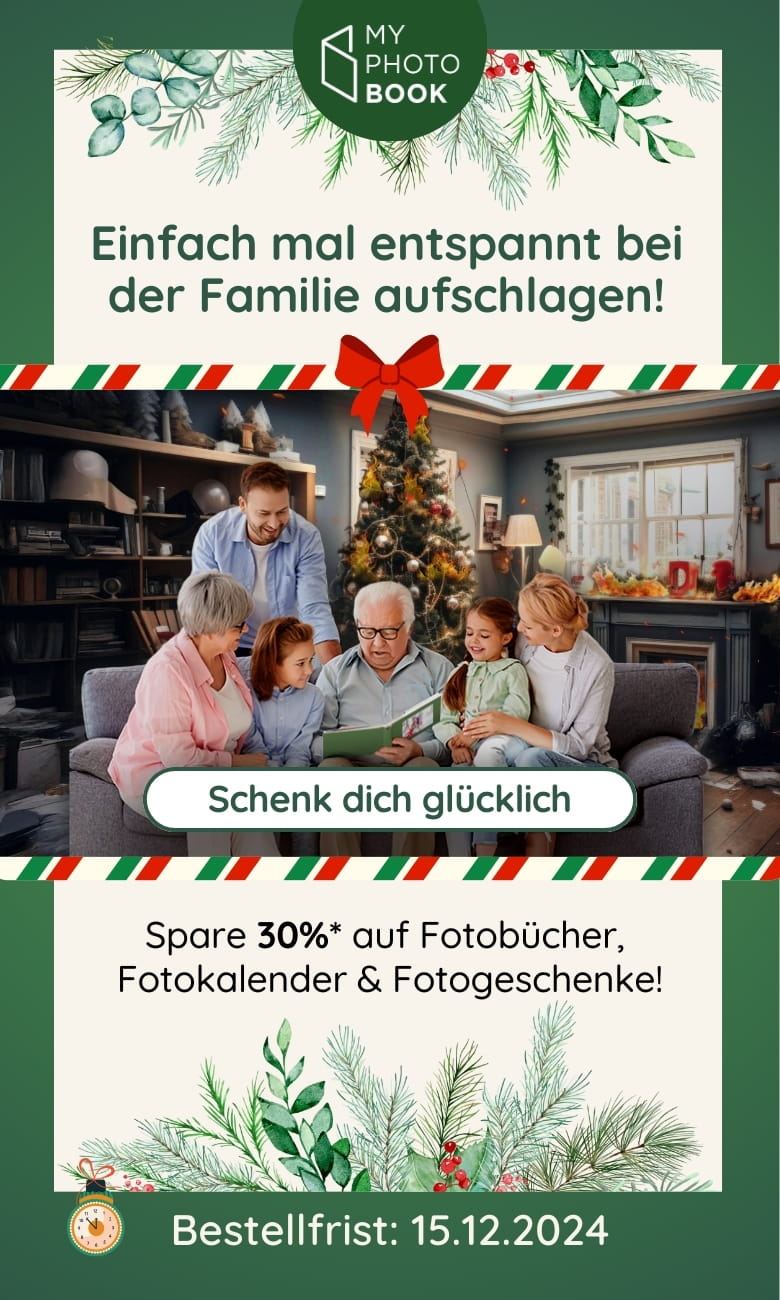 Weihnachts-Aktion bei myphotobook